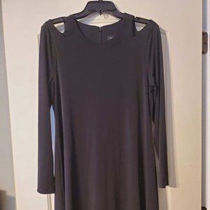 Ivanka Trump Ladies L Black Off the Shoulder Dress